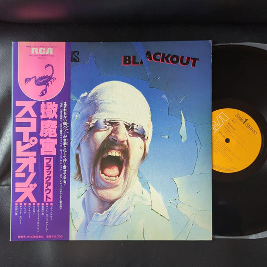 Scorpions Blackout Vinyl LP 1982 Japan RCA RPL-8107 Hard Rock Metal w/ Obi