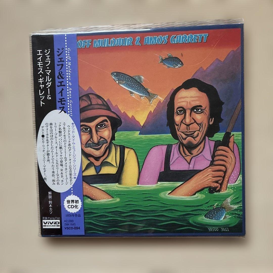 Geoff Muldaur & Amos Garrett Japan Mini LP CD, Vivid Sound, VSCD-094, with OBI