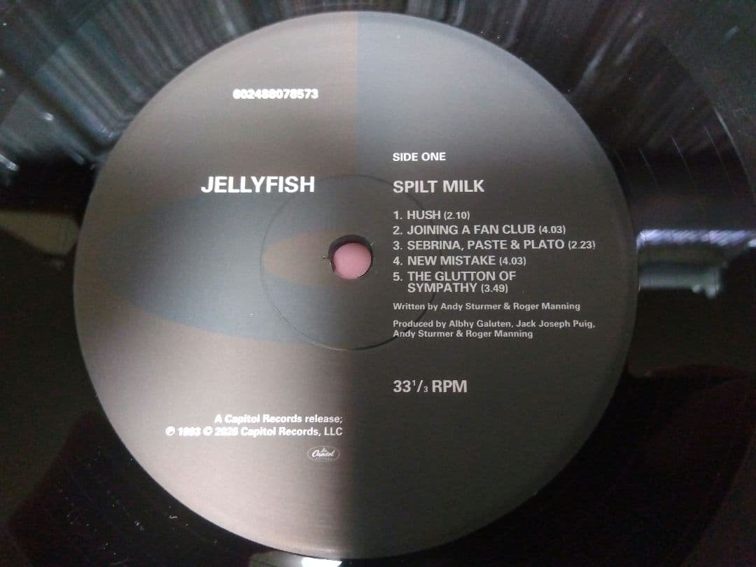Jellyfish Spilt Milk Vinyl LP Remastered 180g Audiophile Pressing RTI Limited