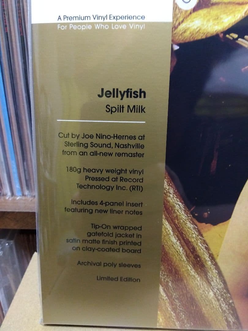 Jellyfish Spilt Milk Vinyl LP Remastered 180g Audiophile Pressing RTI Limited
