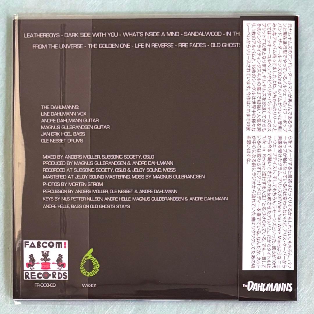 The Dahlmanns Life In Reverse CD Japan Press with OBI Limited Edition Power Pop