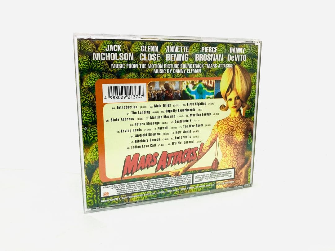 Mars Attacks! Soundtrack CD Limited Edition Tim Burton Used | Japansoundstore