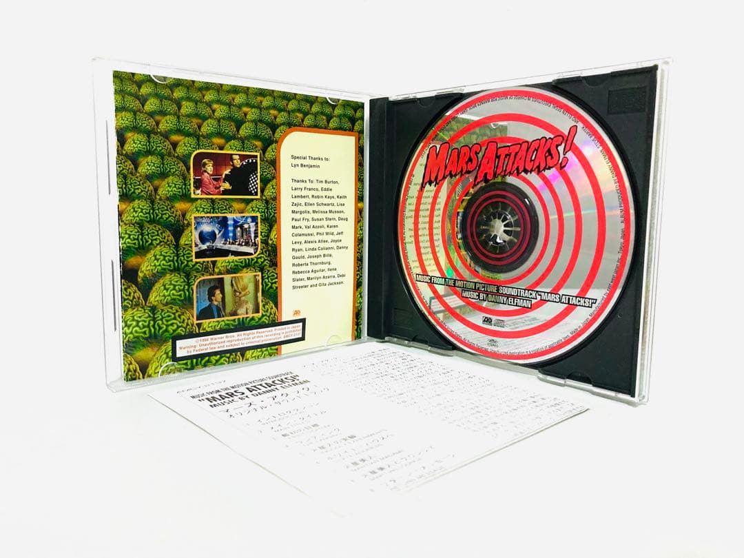 Mars Attacks! Soundtrack CD Limited Edition Tim Burton Used | Japansoundstore