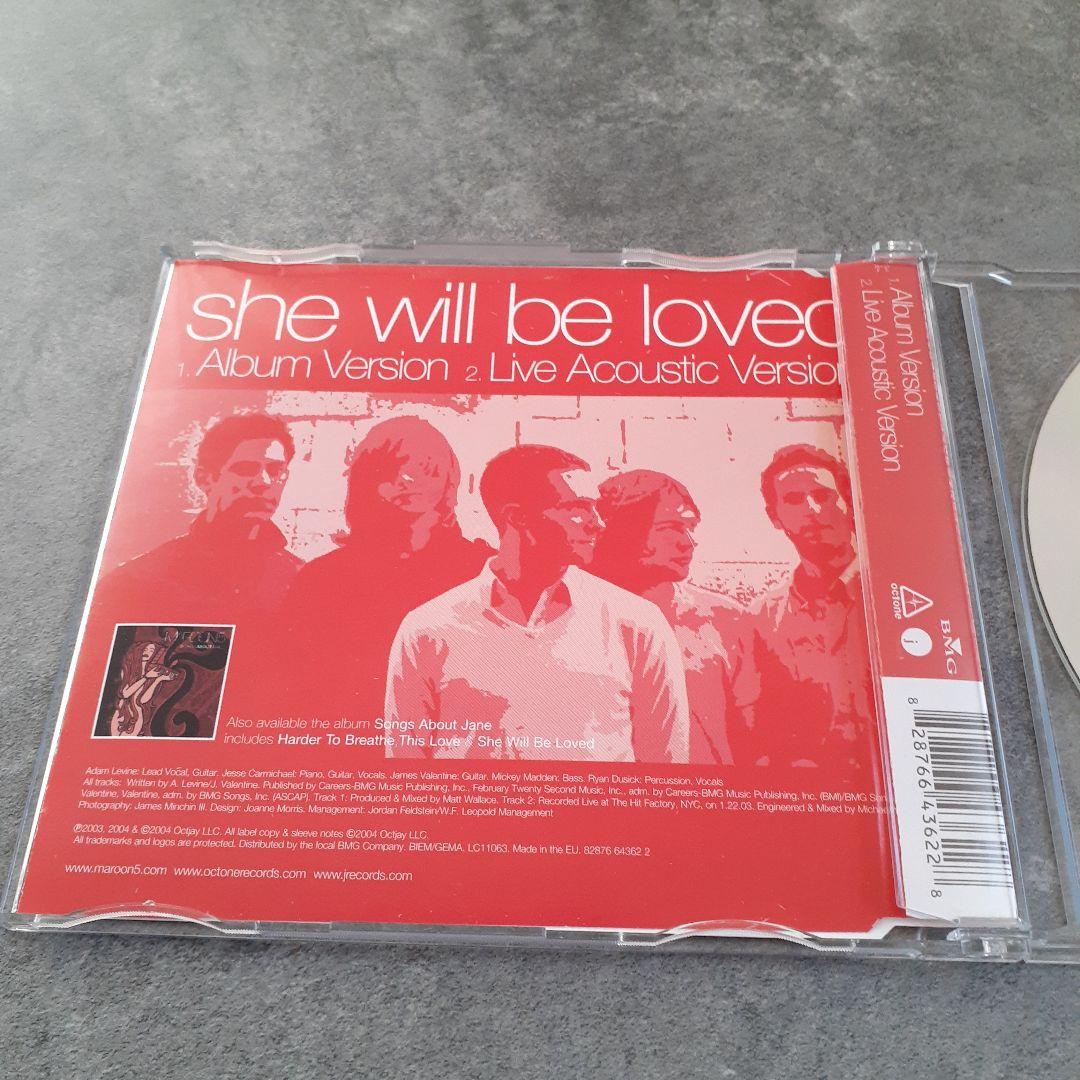 Maroon 5 She Will Be Loved CD Single Limited Edition 2004