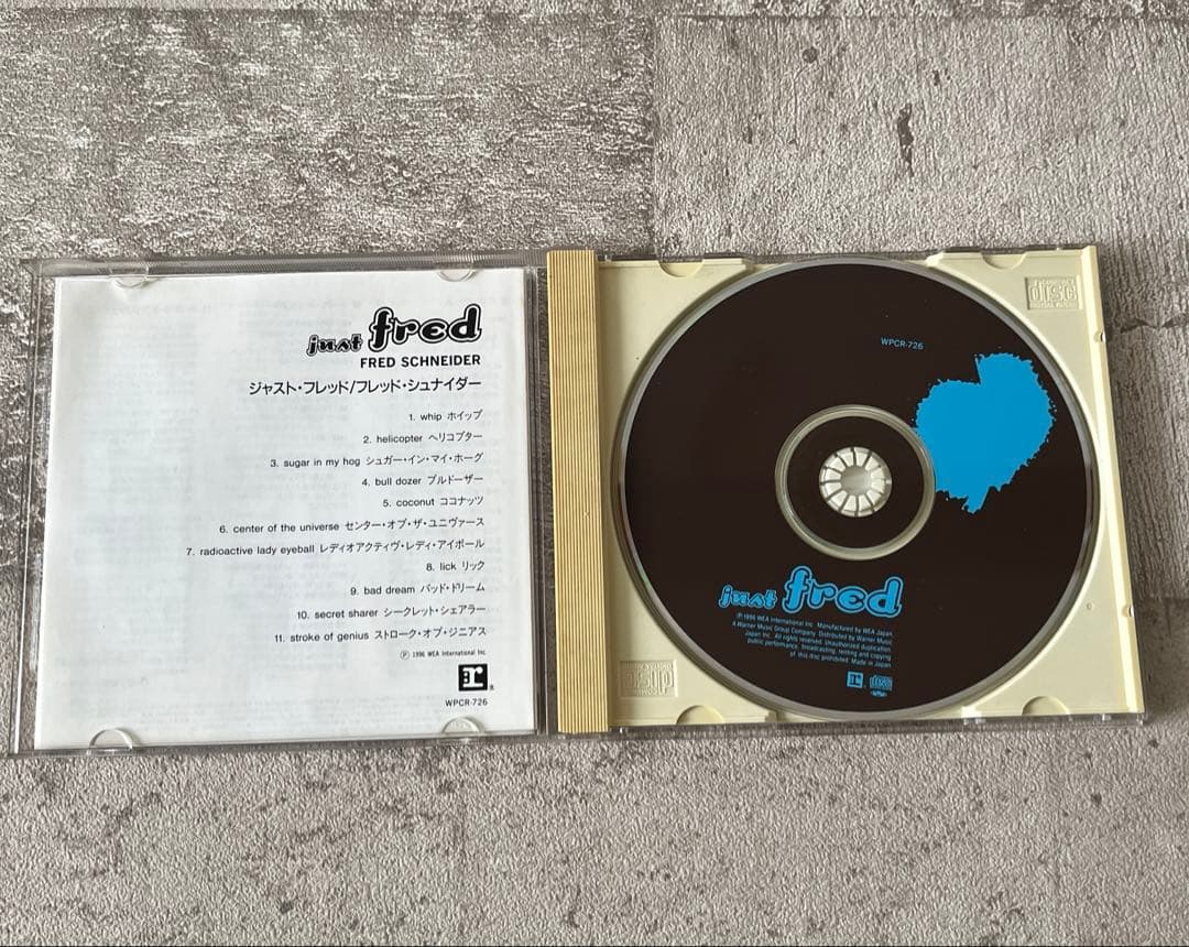 Fred Schneider - Just Fred CD Japan Press with OBI 1996 Steve Albini Production