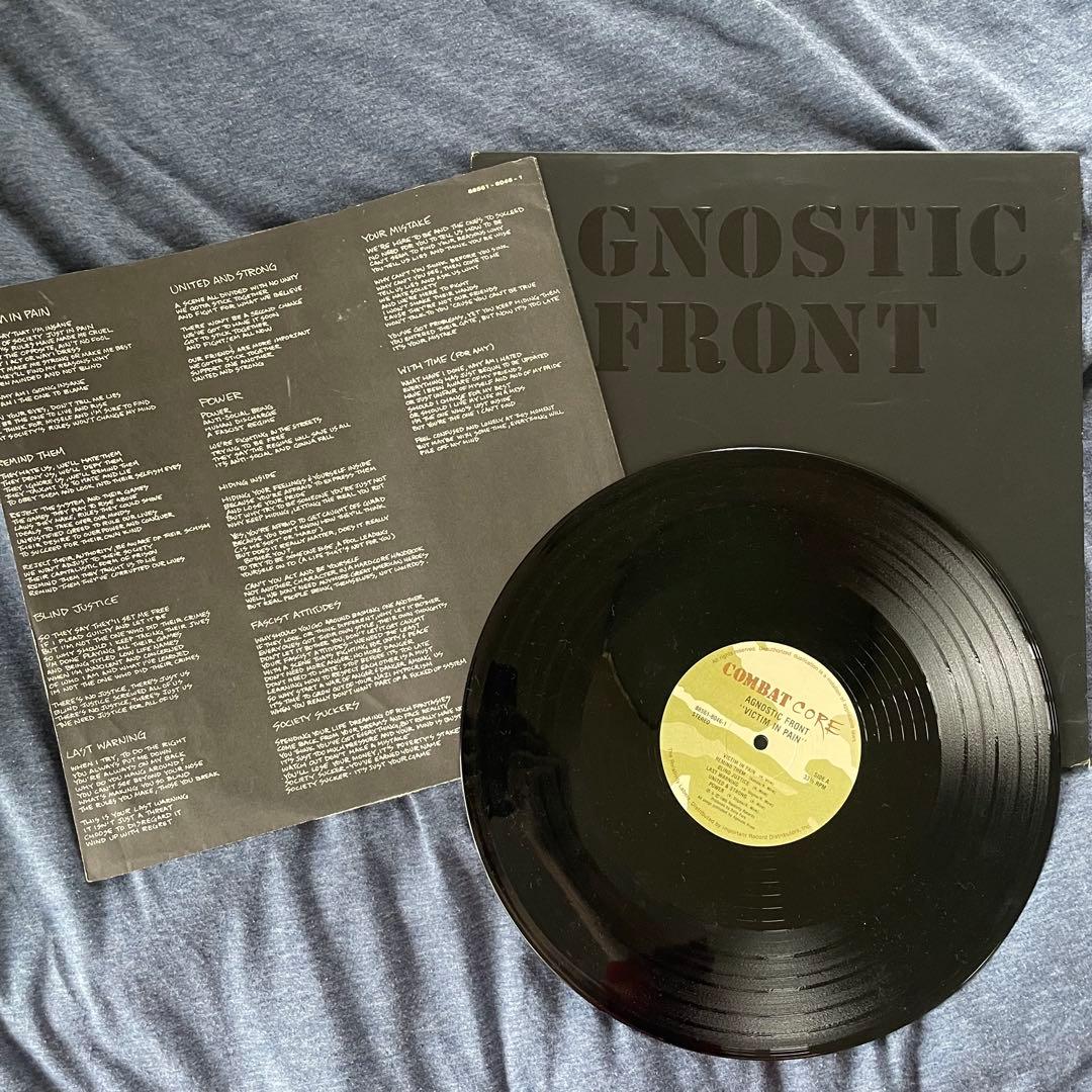 Agnostic Front - Victim in Pain LP Vinyl Record NYHC Combat Core 1986