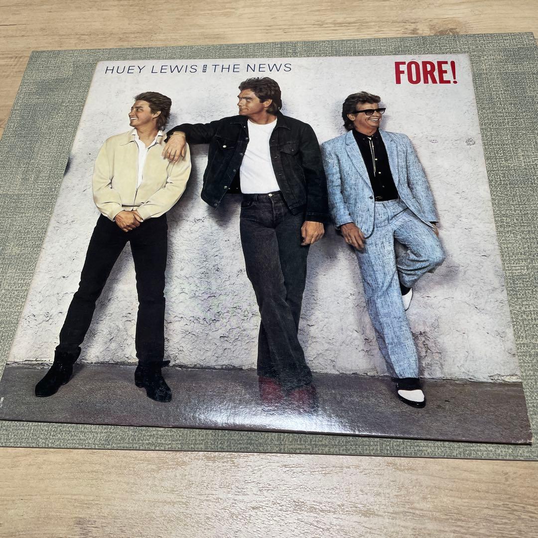 Huey Lewis & The News - FORE! Vinyl LP US Original Robert Ludwig Masterdisk