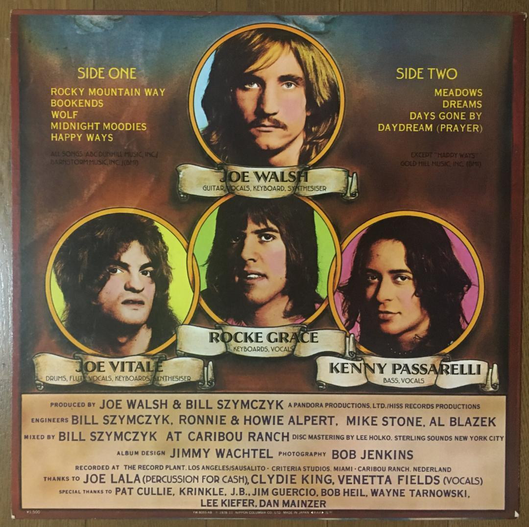 Joe Walsh - The Smoker You Drink, The Player You Get LP Japan 1978 Rock Vinyl