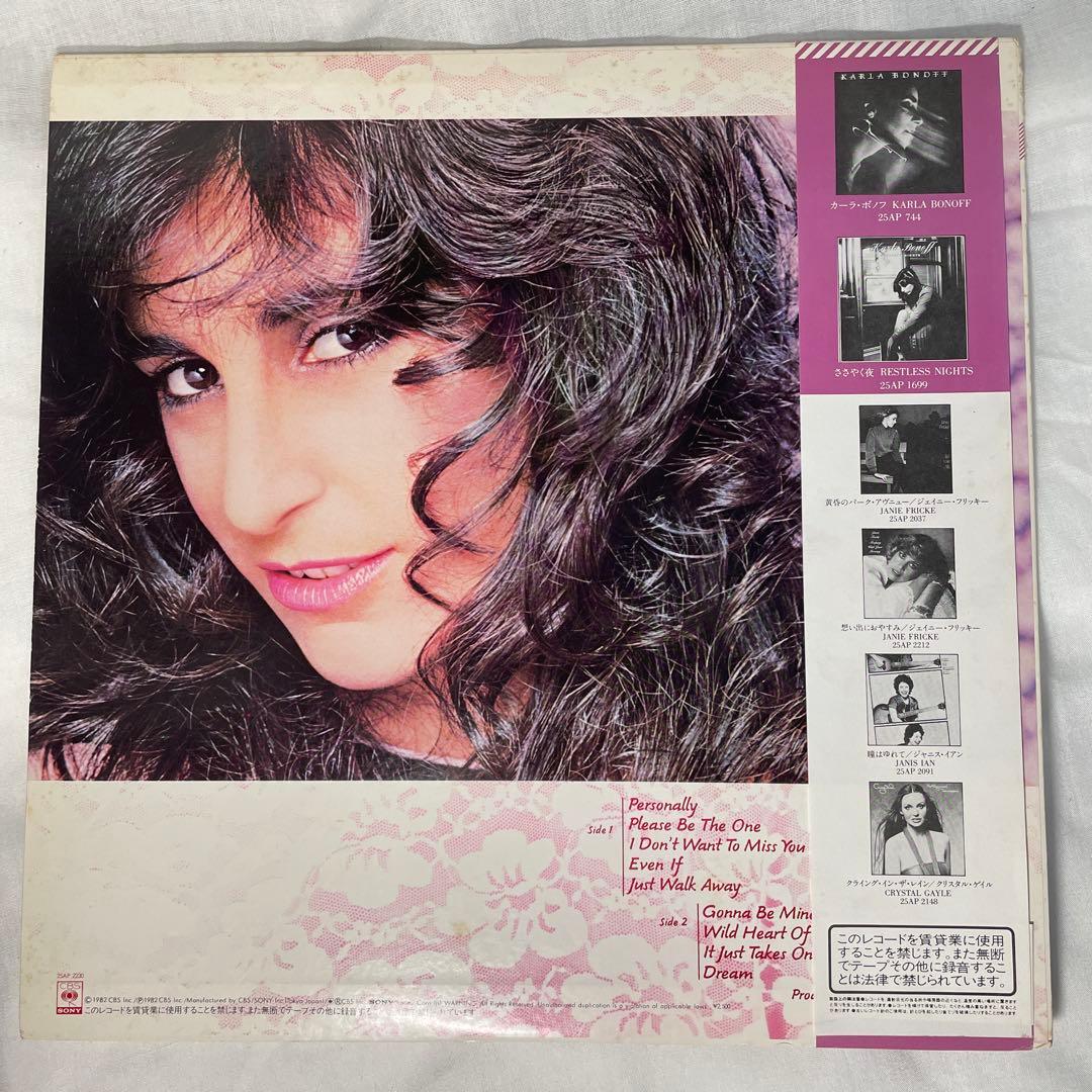 Karla Bonoff Wild Heart of the Young LP Vinyl Record CBS 1980s Used Near Mint | Japansoundstore