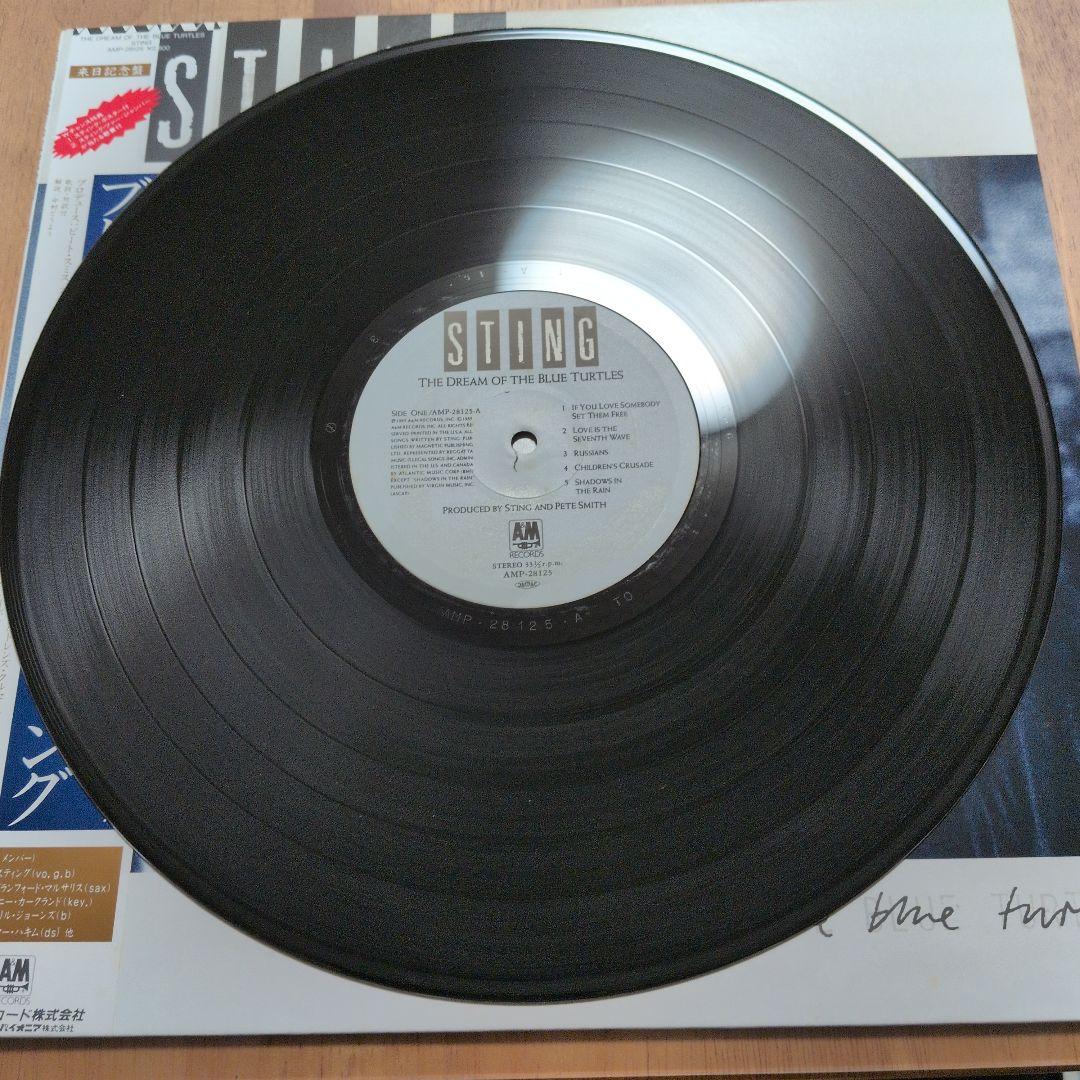 Sting LP The Dream of the Blue Turtles 12" Mono Cover with Obi Used Near Mint | Japansoundstore