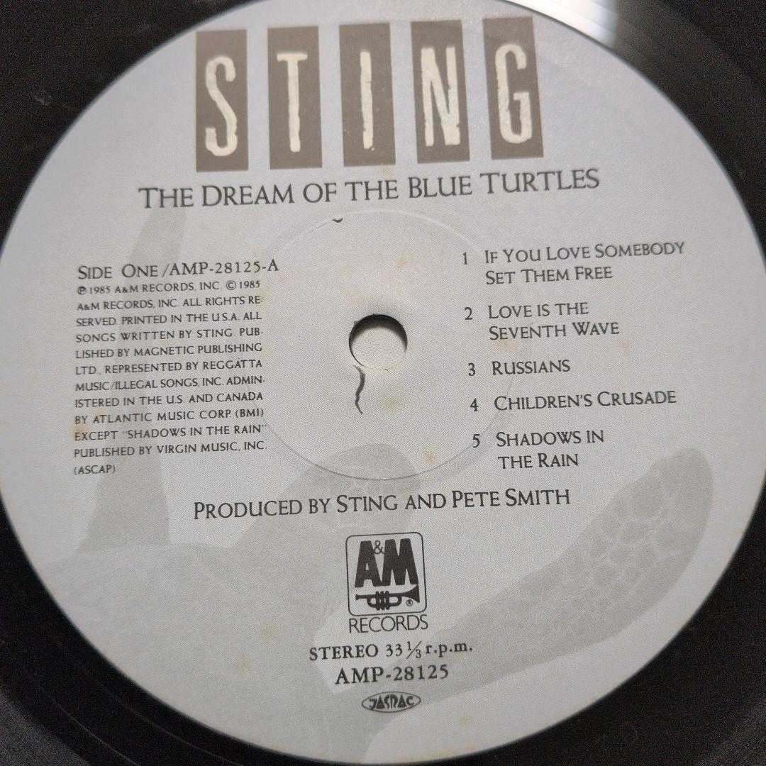 Sting LP The Dream of the Blue Turtles 12" Mono Cover with Obi Used Near Mint | Japansoundstore