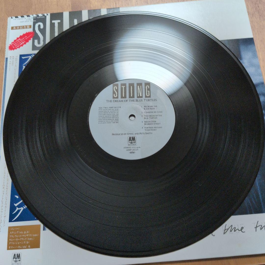 Sting LP The Dream of the Blue Turtles 12" Mono Cover with Obi Used Near Mint | Japansoundstore