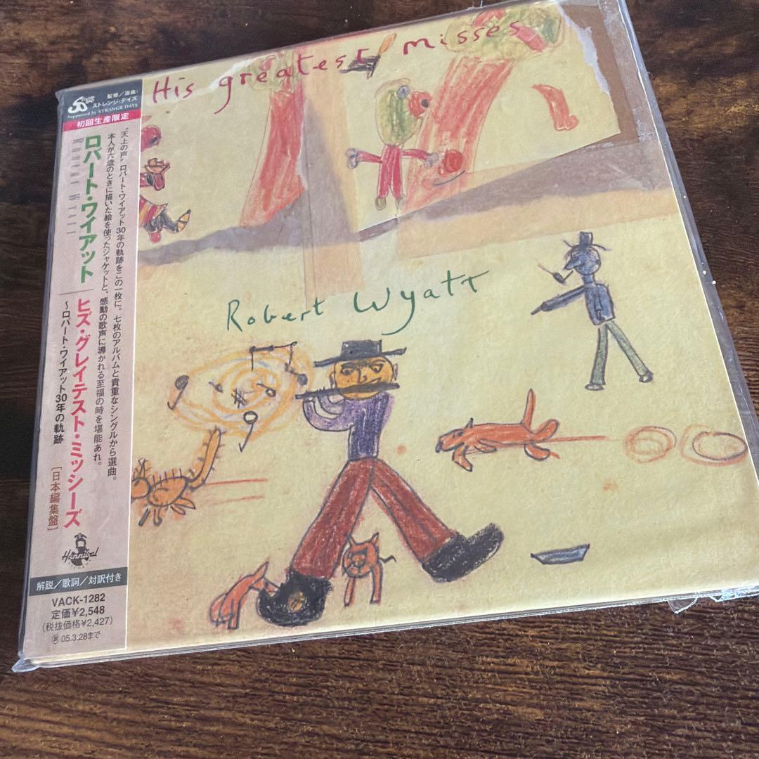 Robert Wyatt His Greatest Misses CD Japan Press with OBI Limited Paper Sleeve