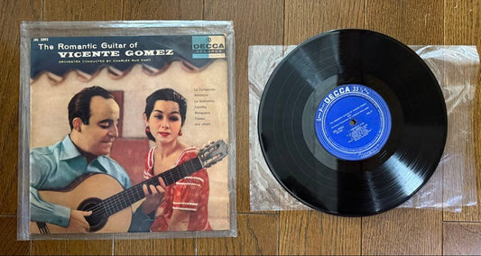 Vicente Gomez - The Romantic Guitar of Vicente Gomez - Japan 10" LP Decca JDL 20