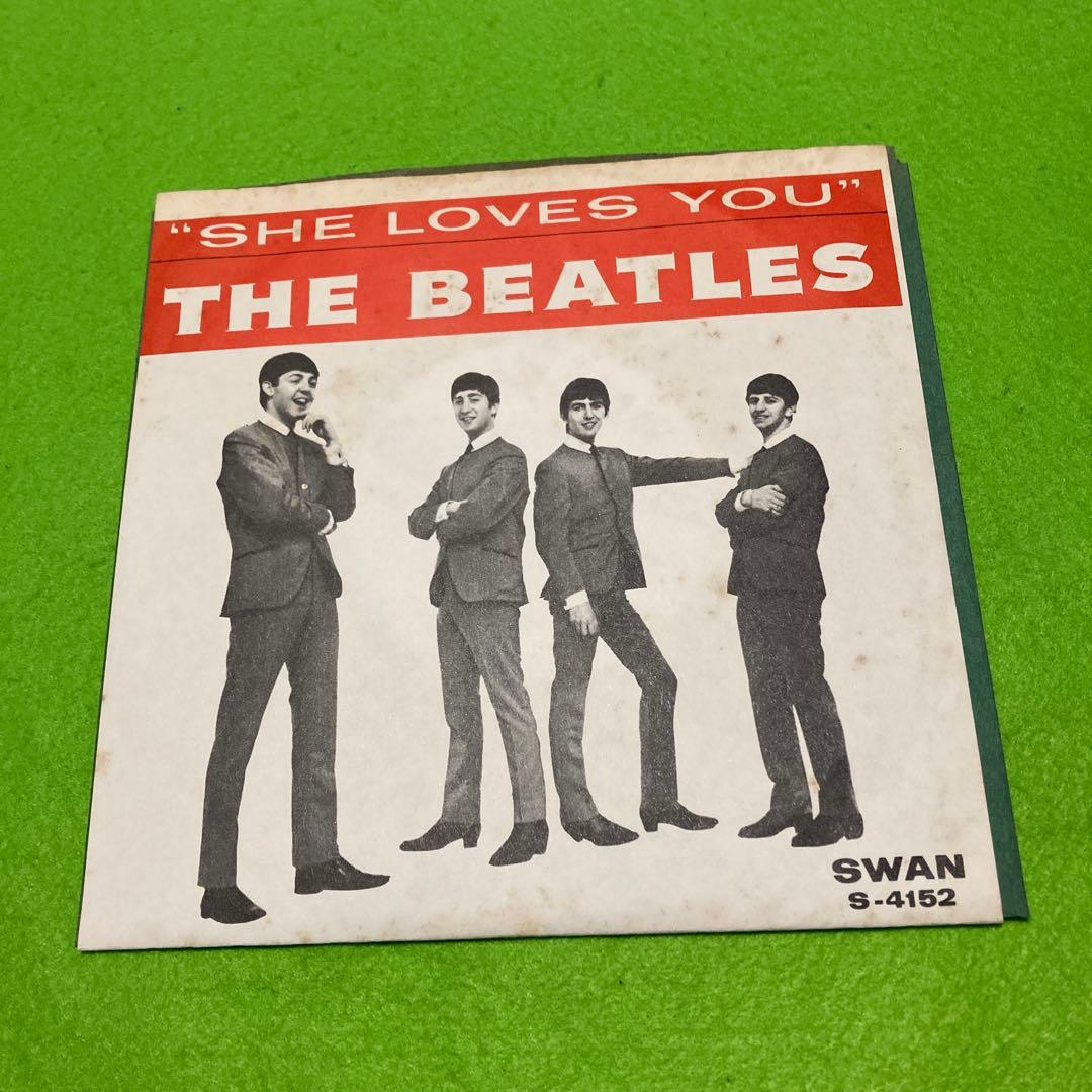 The Beatles She Loves You Pink Swan Record Used | Japansoundstore