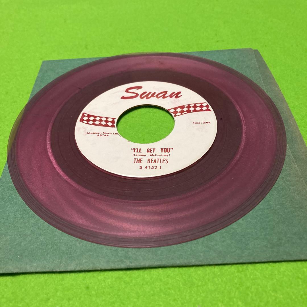 The Beatles - She Loves You - Pink Color Vinyl 7" Single - Swan S-4152