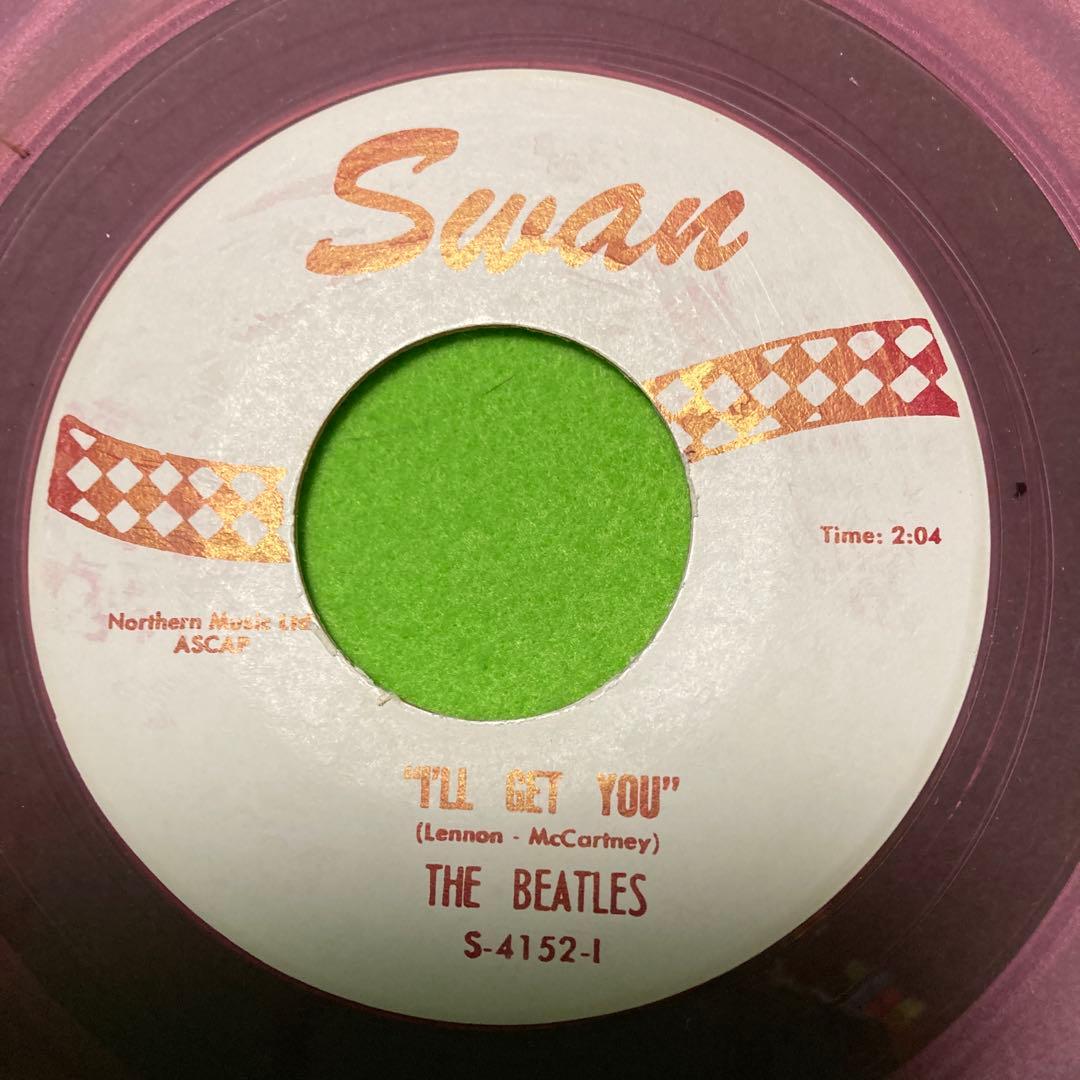The Beatles - She Loves You - Pink Color Vinyl 7" Single - Swan S-4152