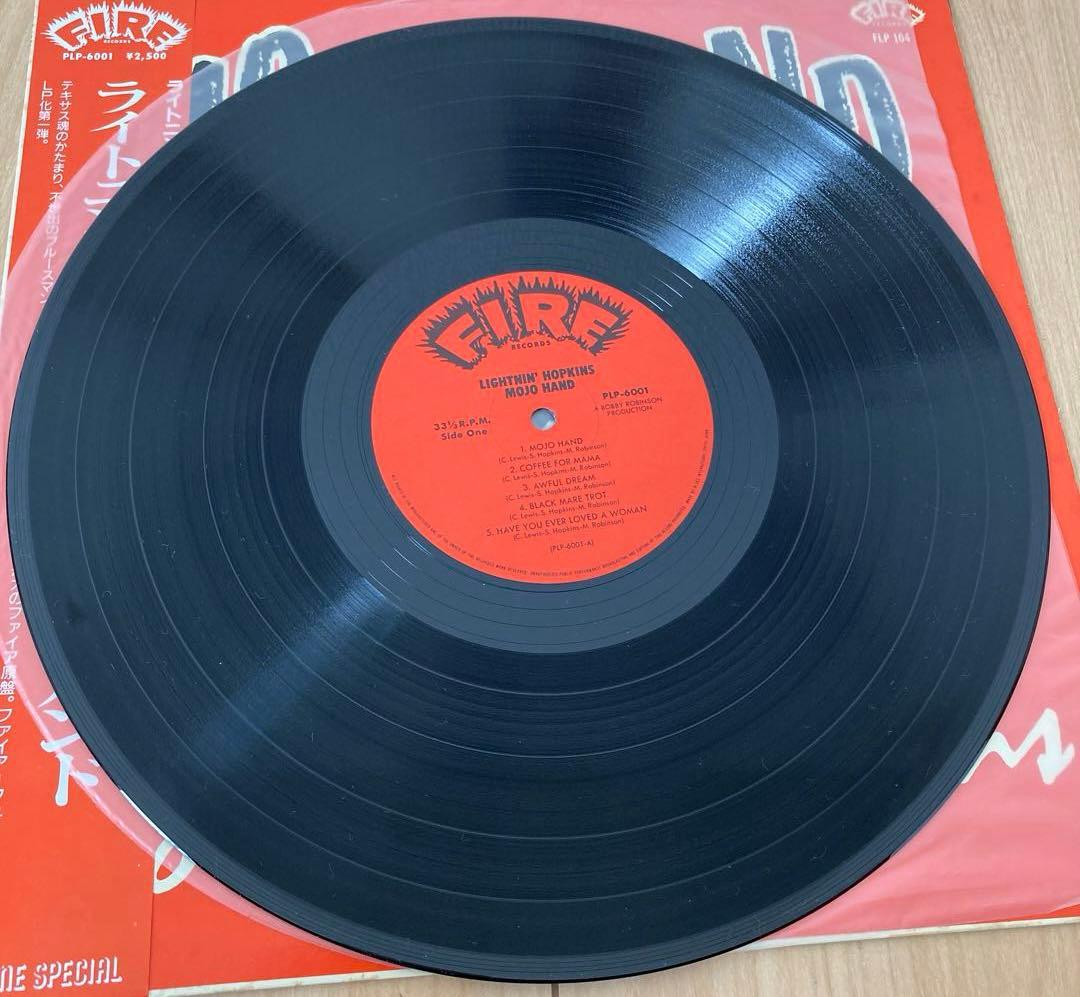Lightnin' Hopkins Mojo Hand Vinyl LP P-Vine Special Japan Obi Blues Rare