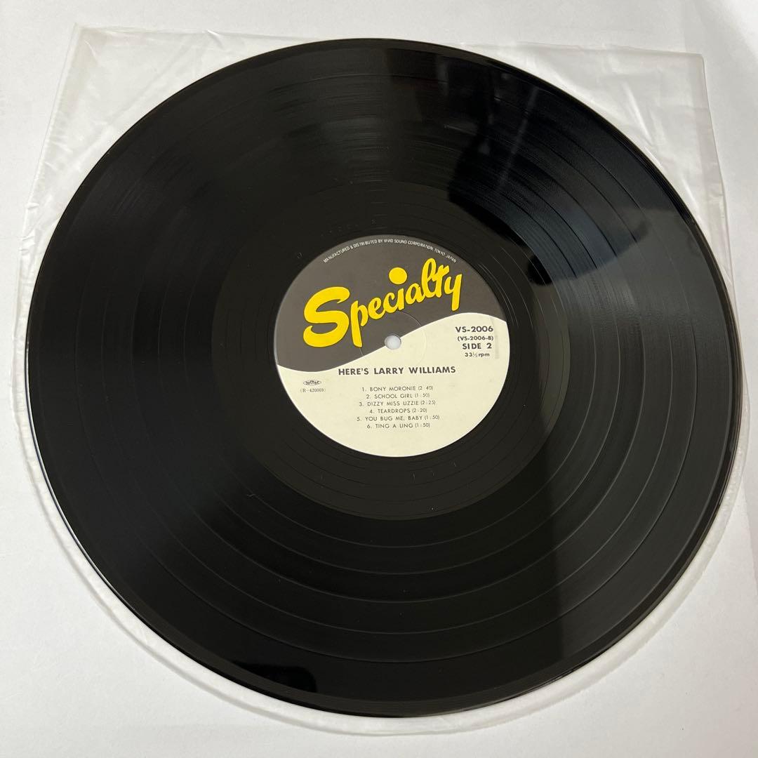 LARRY WILLIAMS Here's Larry Williams LP Record, Rock, Used, 60s, Vinyl | Japansoundstore