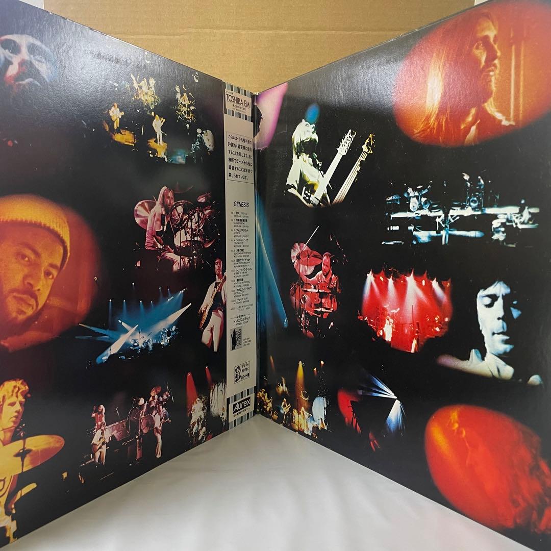 Genesis - Seconds Out 2LP Japan Issue 1986 Prog Rock Vinyl Record w/ Obi