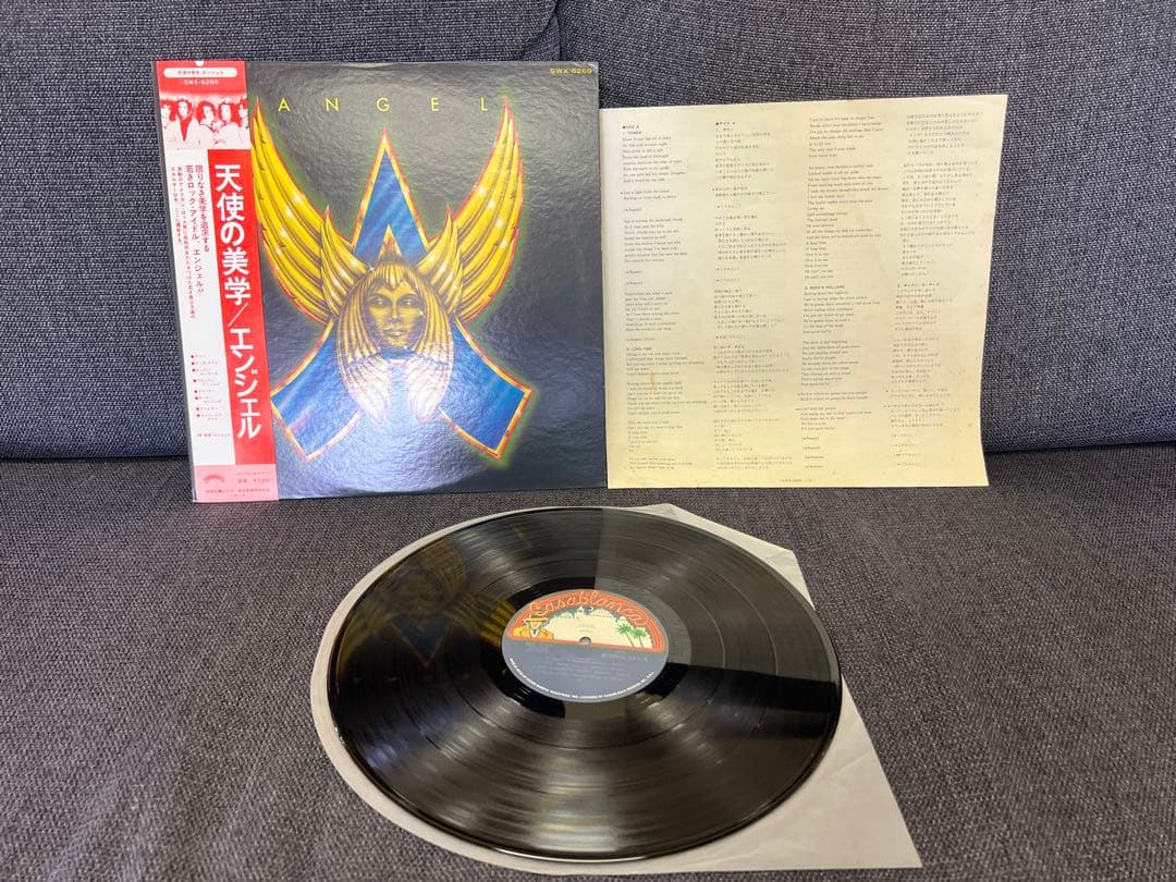 ANGEL Angel Self-Titled LP Japan Pressing SWX-6269 Hard Rock Casablanca OBI