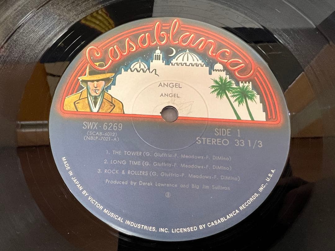 ANGEL Angel Self-Titled LP Japan Pressing SWX-6269 Hard Rock Casablanca OBI