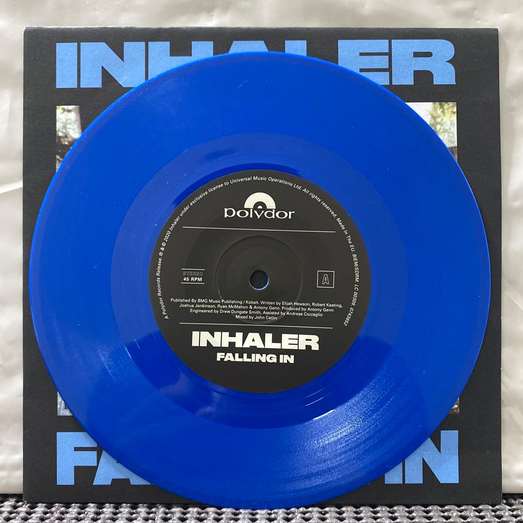 Inhaler Falling In 7" Blue Vinyl Single Polydor Indie Rock Record