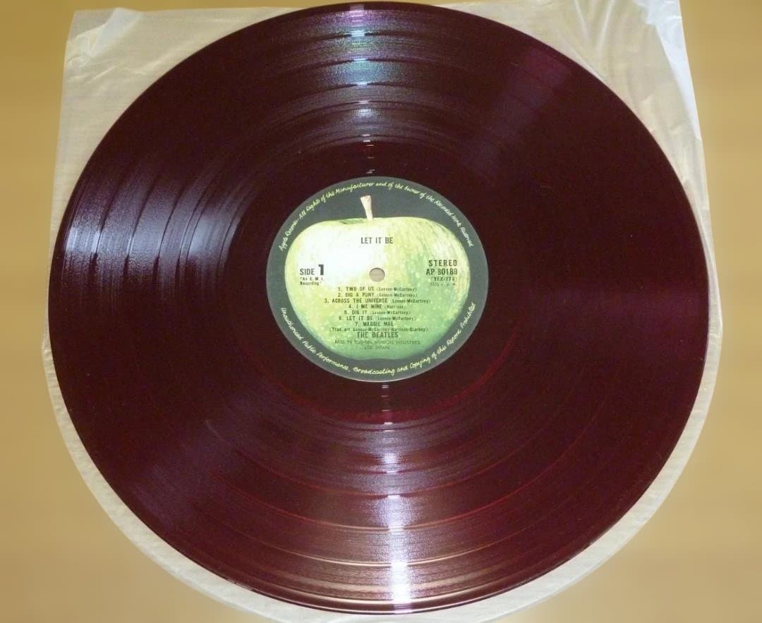 The Beatles Let It Be Vinyl Record, Red LP, 1970 Release, Used Good Condition | Japansoundstore