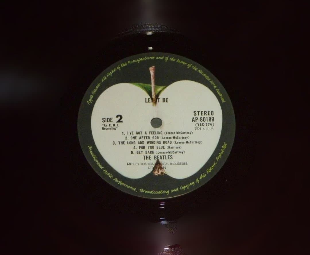 The Beatles Let It Be Vinyl Record, Red LP, 1970 Release, Used Good Condition | Japansoundstore