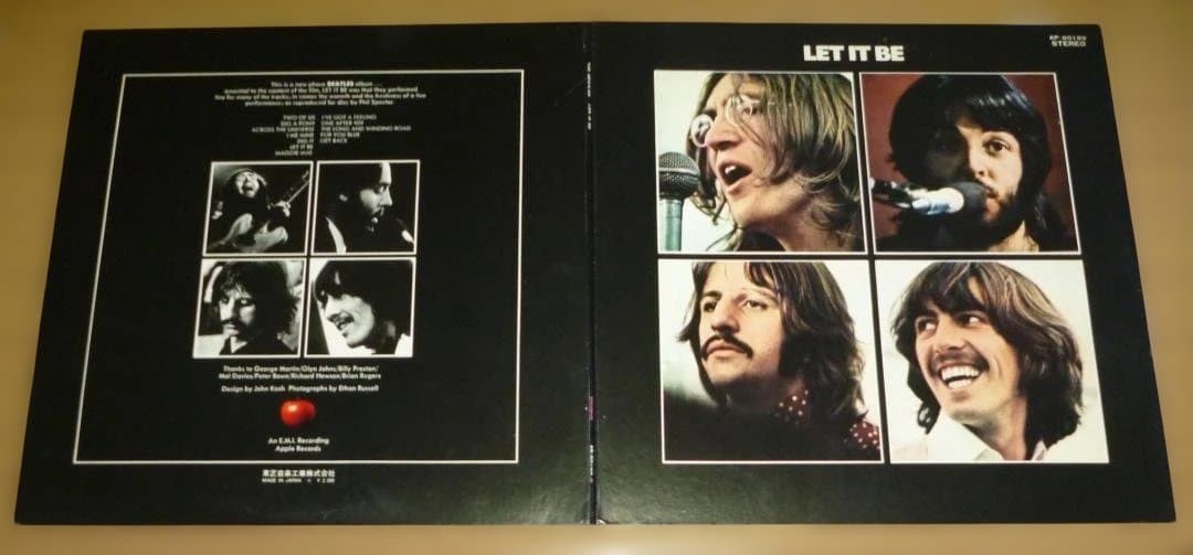The Beatles Let It Be Vinyl Record, Red LP, 1970 Release, Used Good Condition | Japansoundstore