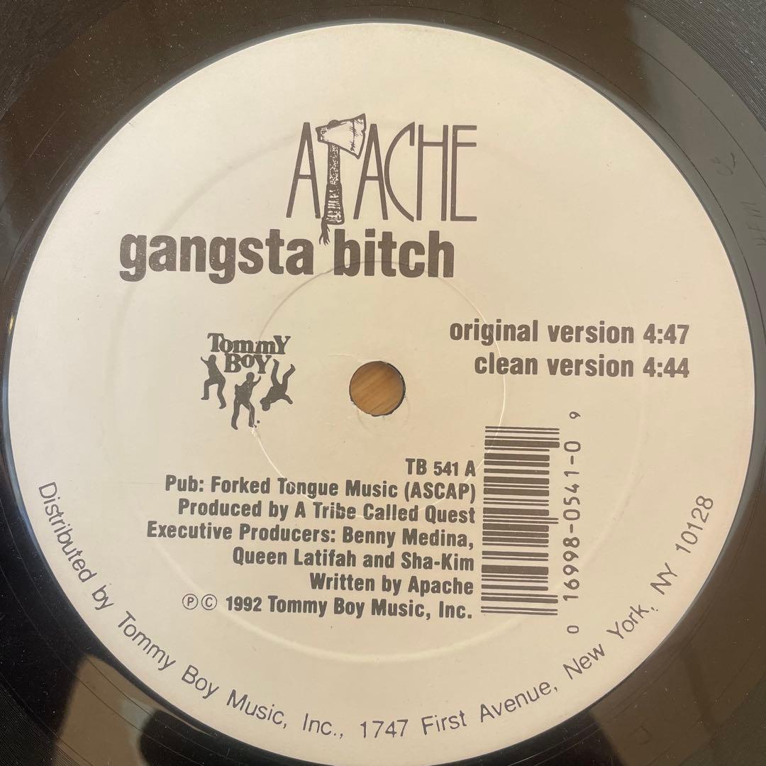 Apache Gangsta Bitch 12" Vinyl Record US Hip Hop Tommy Boy Used | Japansoundstore