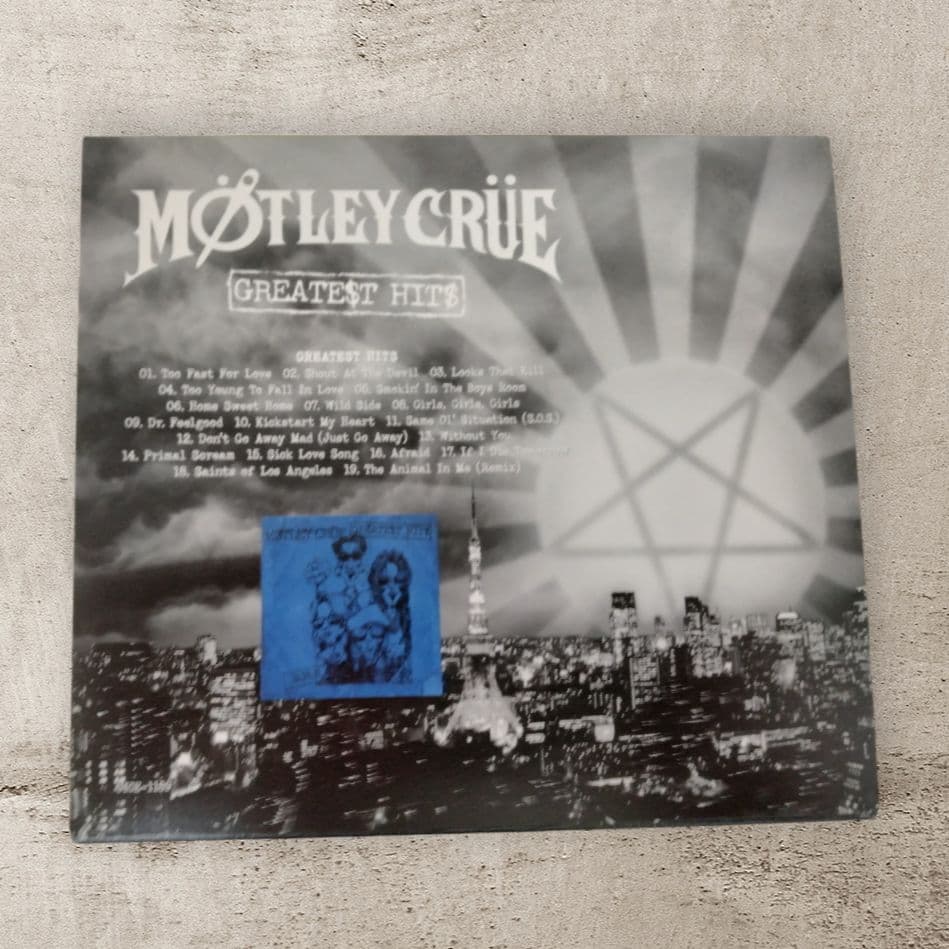 Mötley Crüe Greatest Hits CD Japan Press with OBI Limited Edition