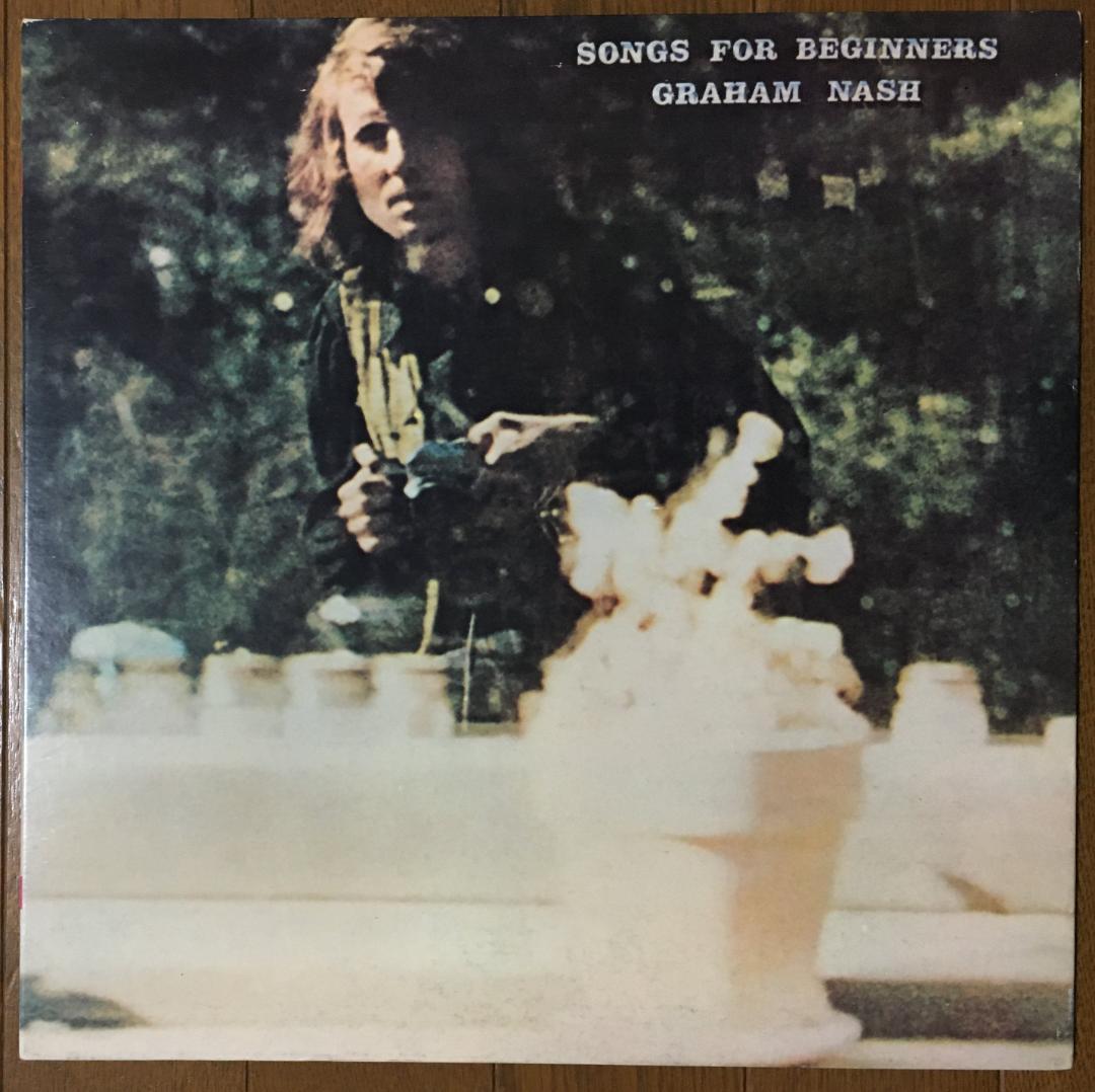 Graham Nash - Songs For Beginners Vinyl LP Japan Pressing w/ Insert