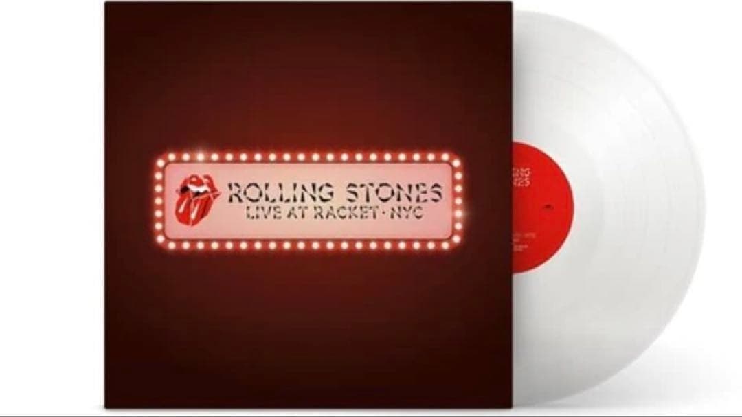 The Rolling Stones Live At Racket NYC Limited White Vinyl LP Record Store Day