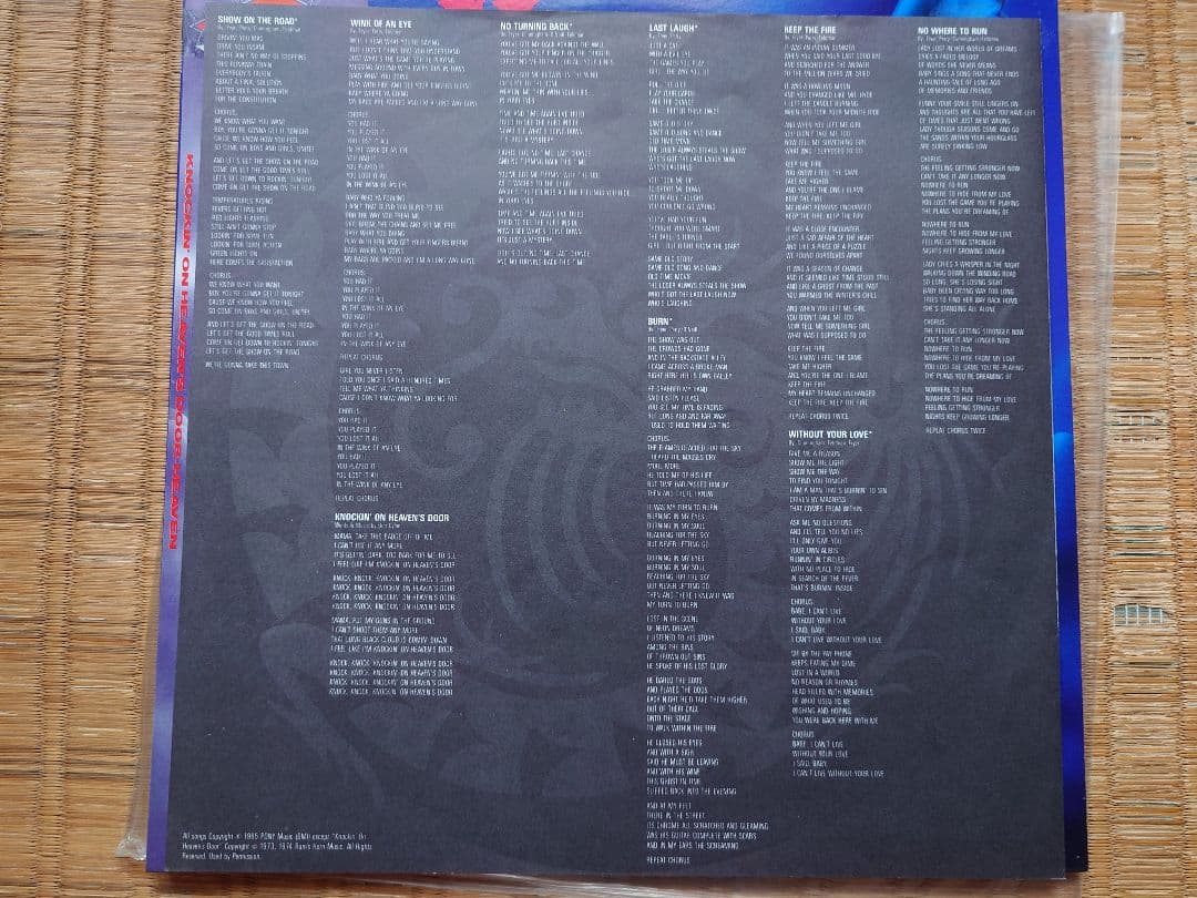 Heaven - Knockin' On Heaven's Door LP Japan Vinyl w/ Obi Hard Rock