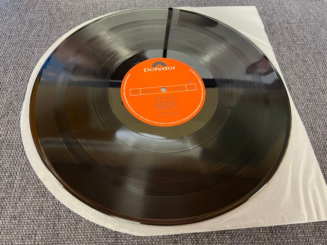 Jean-Michel Jarre Magnetic Fields Japan LP 28MM 0044 w/ Obi Electronic Synth