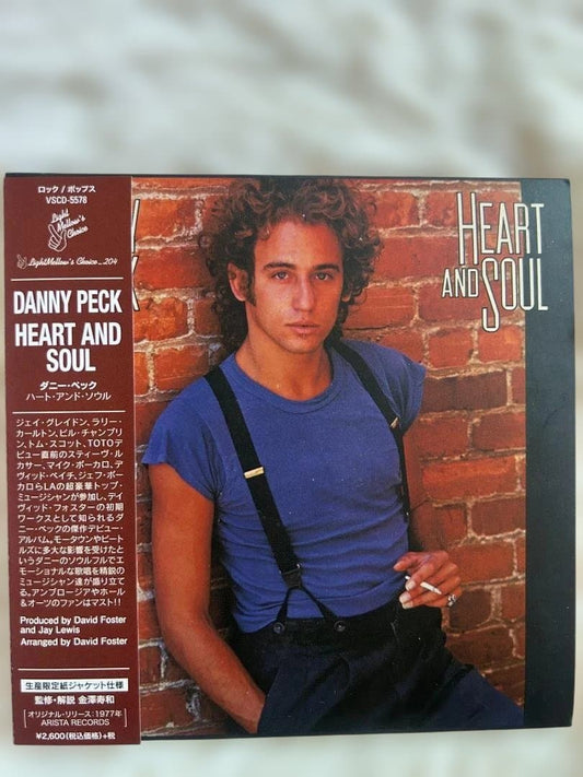Danny Peck Heart And Soul CD Japan Mini Sleeve Obi Near Mint Rare | Japansoundstore