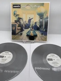 Oasis Definitely Maybe 2LP Silver Vinyl Limited Edition Japan Import w/ Obi