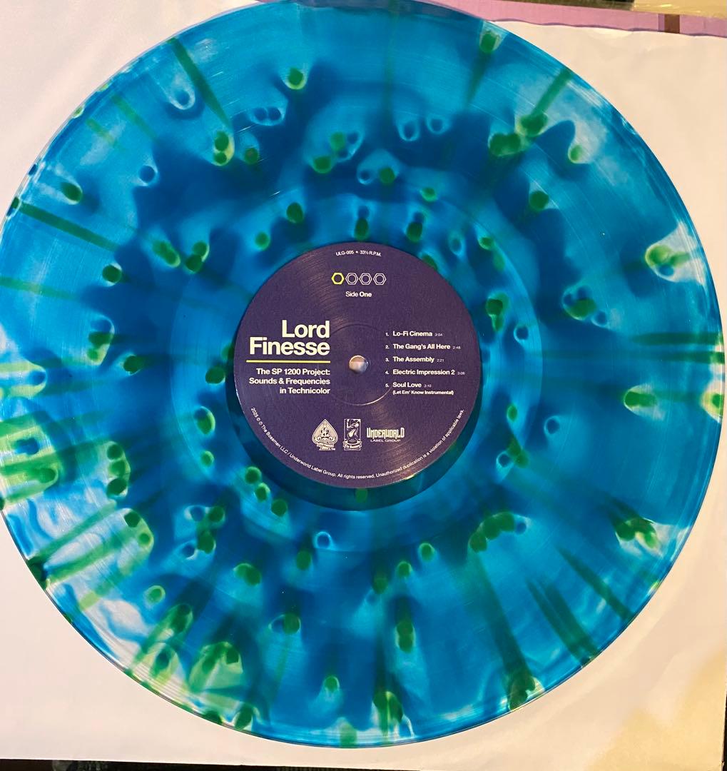 Lord Finesse The SP1200 Project: Sounds & Frequencies 2LP Japan Obi Splatter