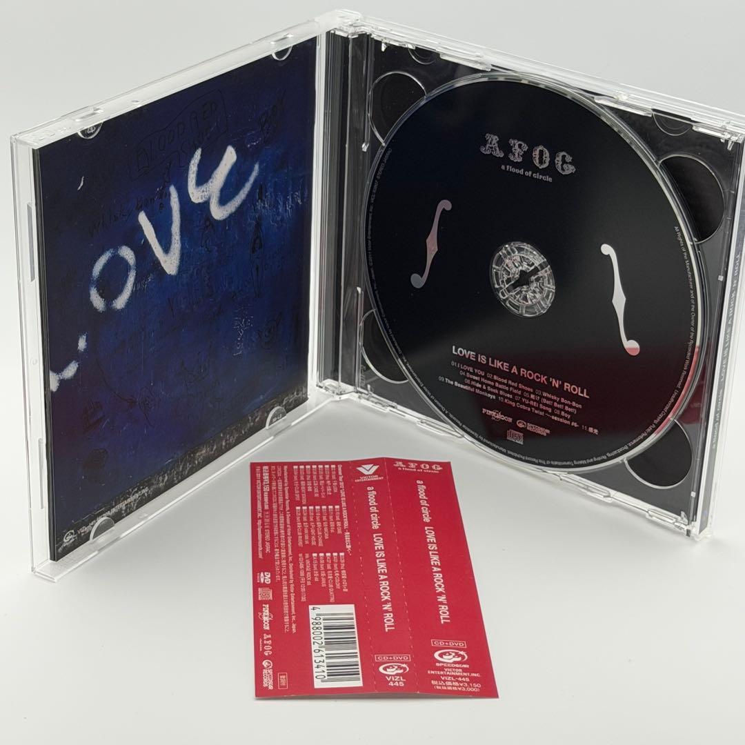 a flood of circle - LOVE IS LIKE A ROCK'N'ROLL CD+DVD Japan Press with OBI