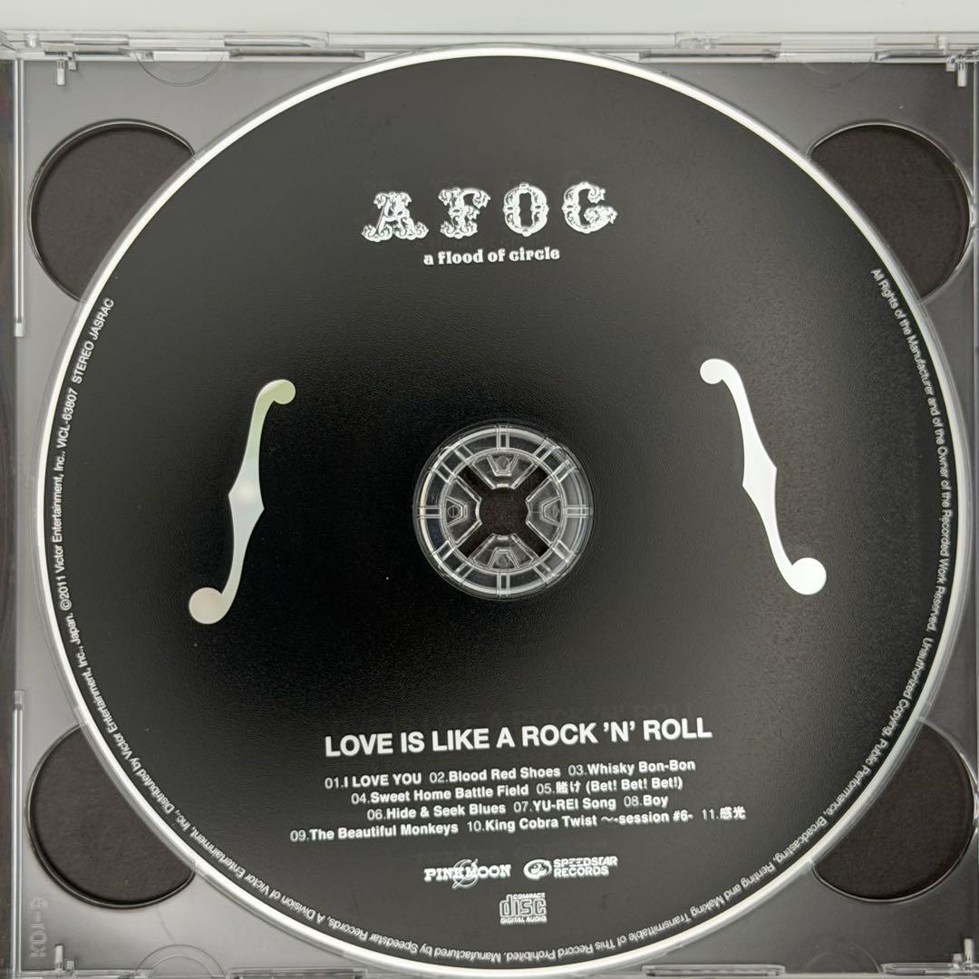 a flood of circle - LOVE IS LIKE A ROCK'N'ROLL CD+DVD Japan Press with OBI