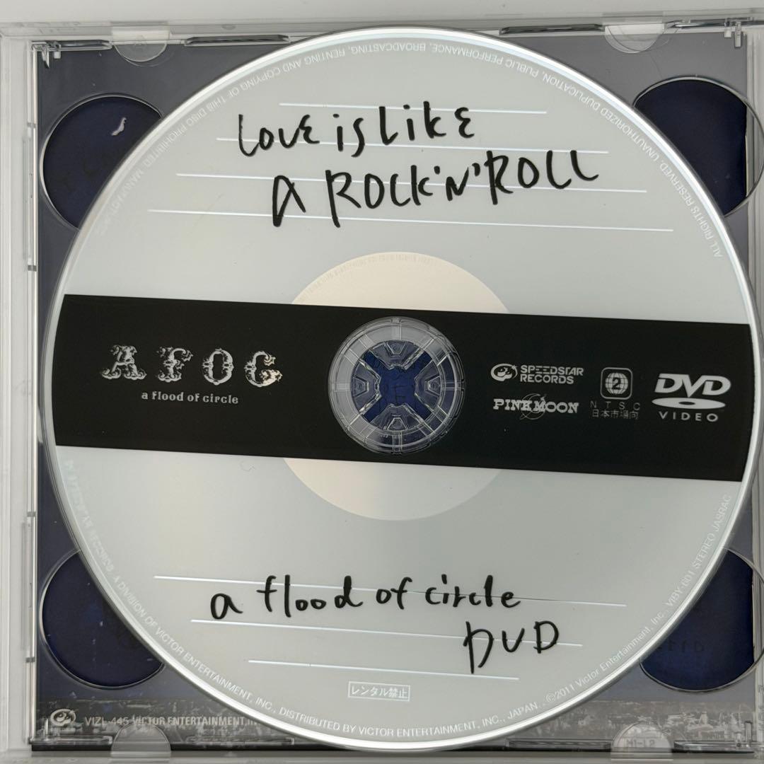 a flood of circle - LOVE IS LIKE A ROCK'N'ROLL CD+DVD Japan Press with OBI