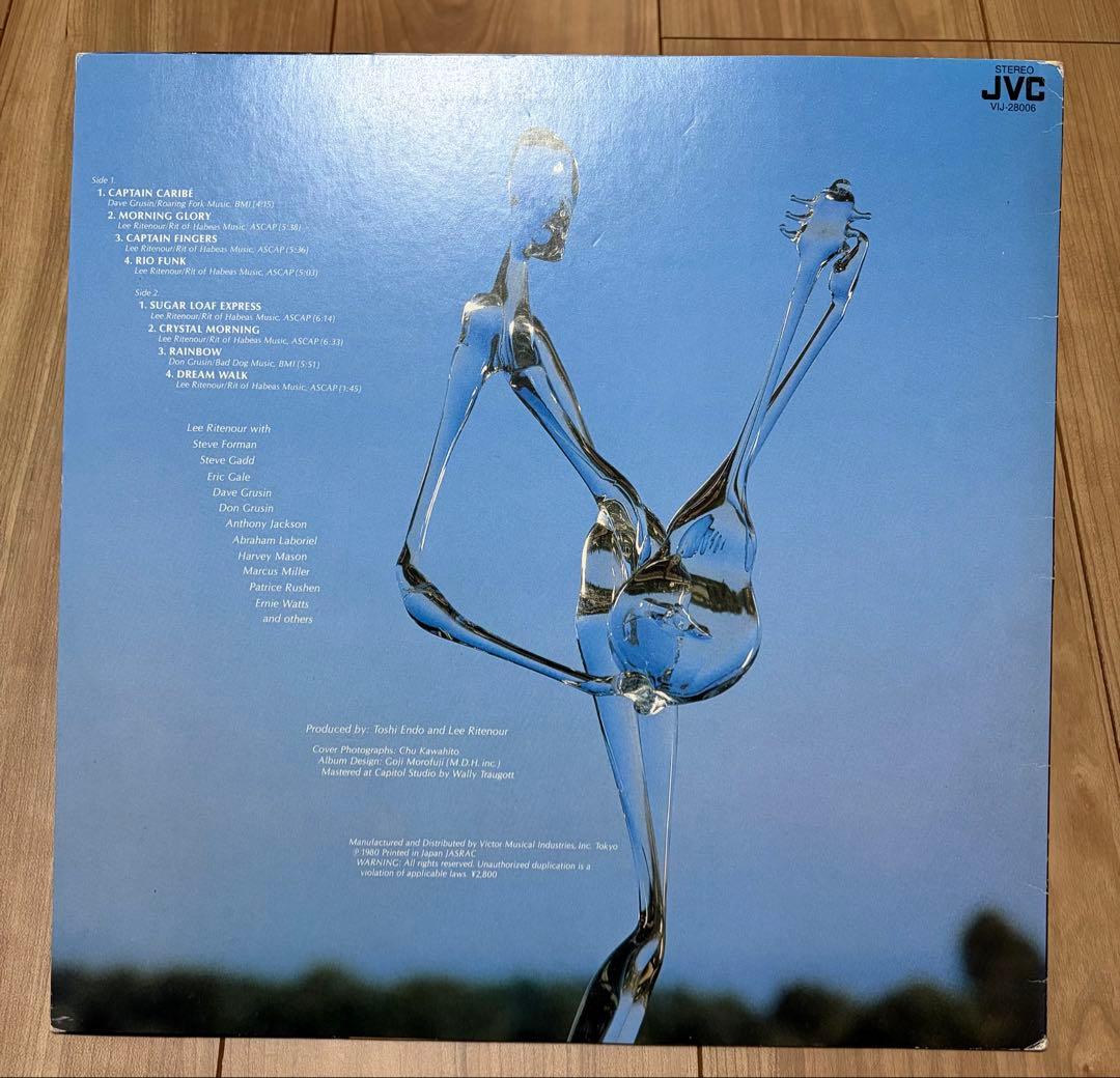 LEE RITENOUR The Best LP Japan JVC Fusion Jazz Captain Fingers