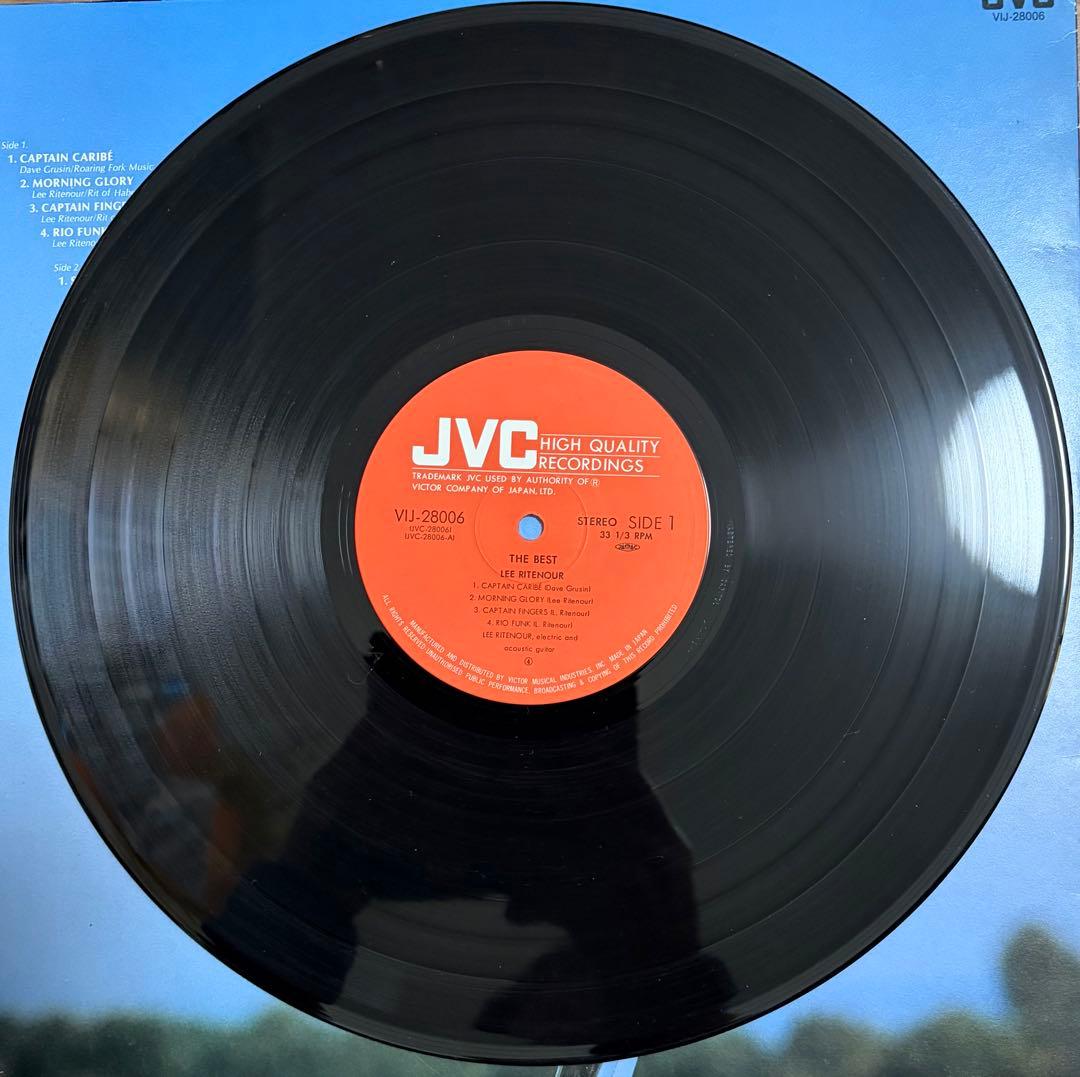 LEE RITENOUR The Best LP Japan JVC Fusion Jazz Captain Fingers