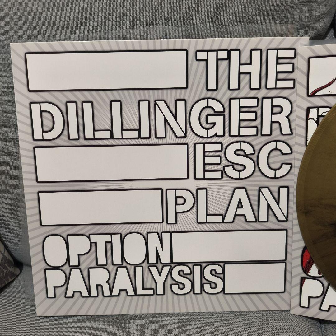 The Dillinger Escape Plan - Option Paralysis - Limited Gold Marble Vinyl LP