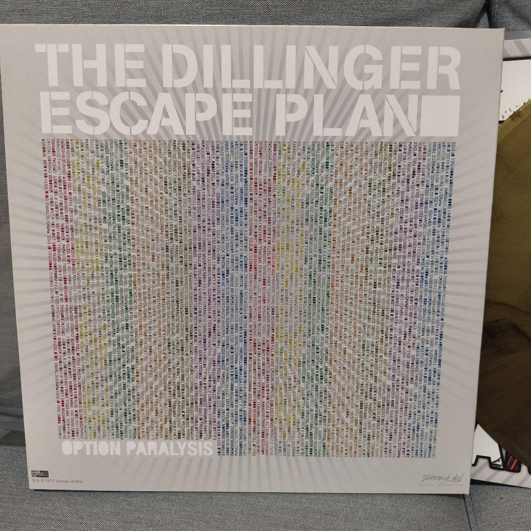 The Dillinger Escape Plan - Option Paralysis - Limited Gold Marble Vinyl LP