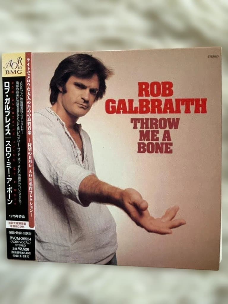 Rob Galbraith Throw Me a Bone CD Japan Press Paper Sleeve with OBI 1976 AOR