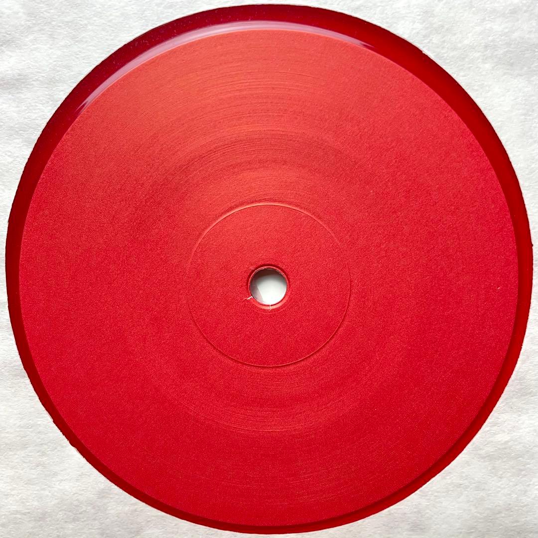 User - 08 12" Vinyl Single-Sided Red Transparent Techno UK 2000 White Label