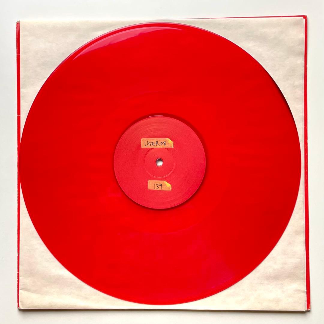 User - 08 12" Vinyl Single-Sided Red Transparent Techno UK 2000 White Label