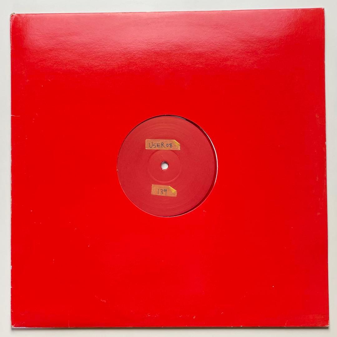 User - 08 12" Vinyl Single-Sided Red Transparent Techno UK 2000 White Label